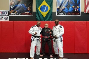 Professors Ron Hill and his brother James Hill - 4o Degree, BJJ Black belts (2)